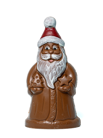 Mikołaj z Czekolady Mlecznej – ręcznie malowana figurka świąteczna