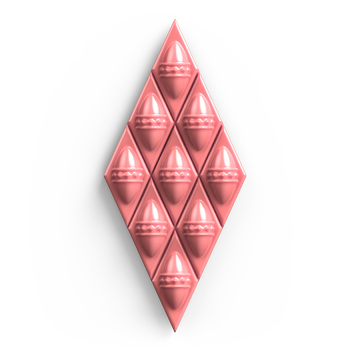 Czekolada Rubinowa Diament z karmelem 100g