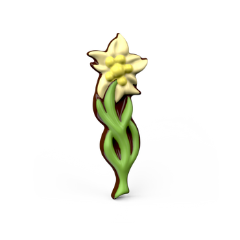 Tatrzańska Szarotka - ręcznie malowana