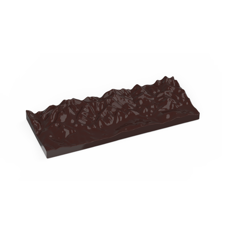 Chocolate Map of Tatra Mountains
